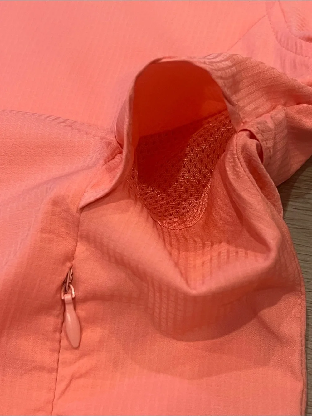 American Fishing Tackle Co Coral Pink Short-Sleeve Performance Button-Down Shirt